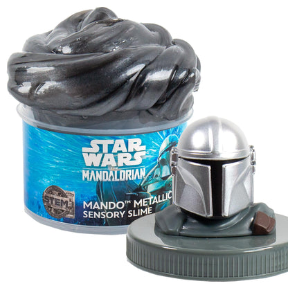 STAR WARS The Mandalorian Metallic Slime, 8oz Pre-Made Slime, Party Favors & Desk Toys, Perfect for Goodie Bags & Gifts