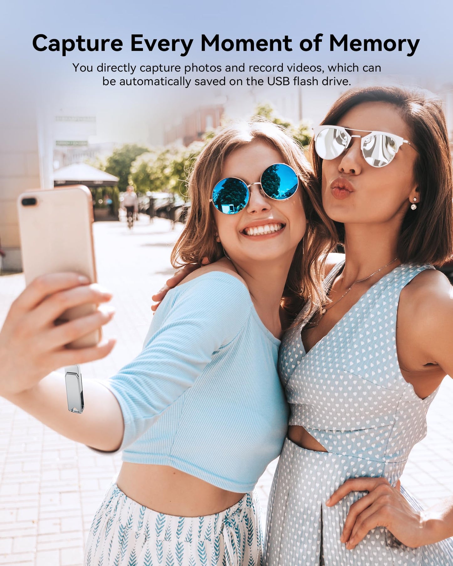 MFi Certified 128GB Flash Drive for iPhone Photo Stick, USB Thumb Drives Memory Stick High Speed USB Stick External Storage for iPhone/iPad/Android/PC