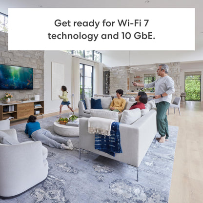 Amazon eero Max 7 mesh wifi system (newest model) - Supports internet plans up to 10 Gbps, Coverage up to 7,500 sq. ft., Connect 750+ devices, 3-pack
