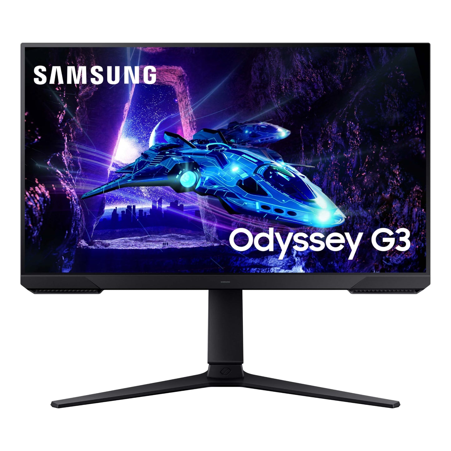 SAMSUNG 24-Inch Odyssey G3 (G30D) Series FHD Gaming Monitor, 1ms, 180Hz, AMD FreeSync, Adjustable Stand, Black Equalizer, Virtual Aim Point, Eye Saver Mode, Flicker-Free, LS24DG302ENXZA, 2024