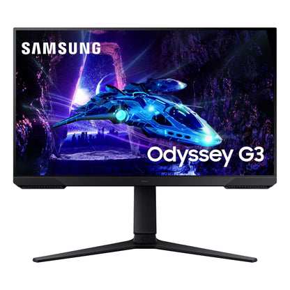 SAMSUNG 24-Inch Odyssey G3 (G30D) Series FHD Gaming Monitor, 1ms, 180Hz, AMD FreeSync, Adjustable Stand, Black Equalizer, Virtual Aim Point, Eye Saver Mode, Flicker-Free, LS24DG302ENXZA, 2024