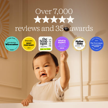 Nanit Smart Baby Monitor System with Floor Stand - Crystal-Clear Video, Real-Time Notifications, Sleep Insights - 8-inch Display/App Integration - Baby Must Haves for Parents