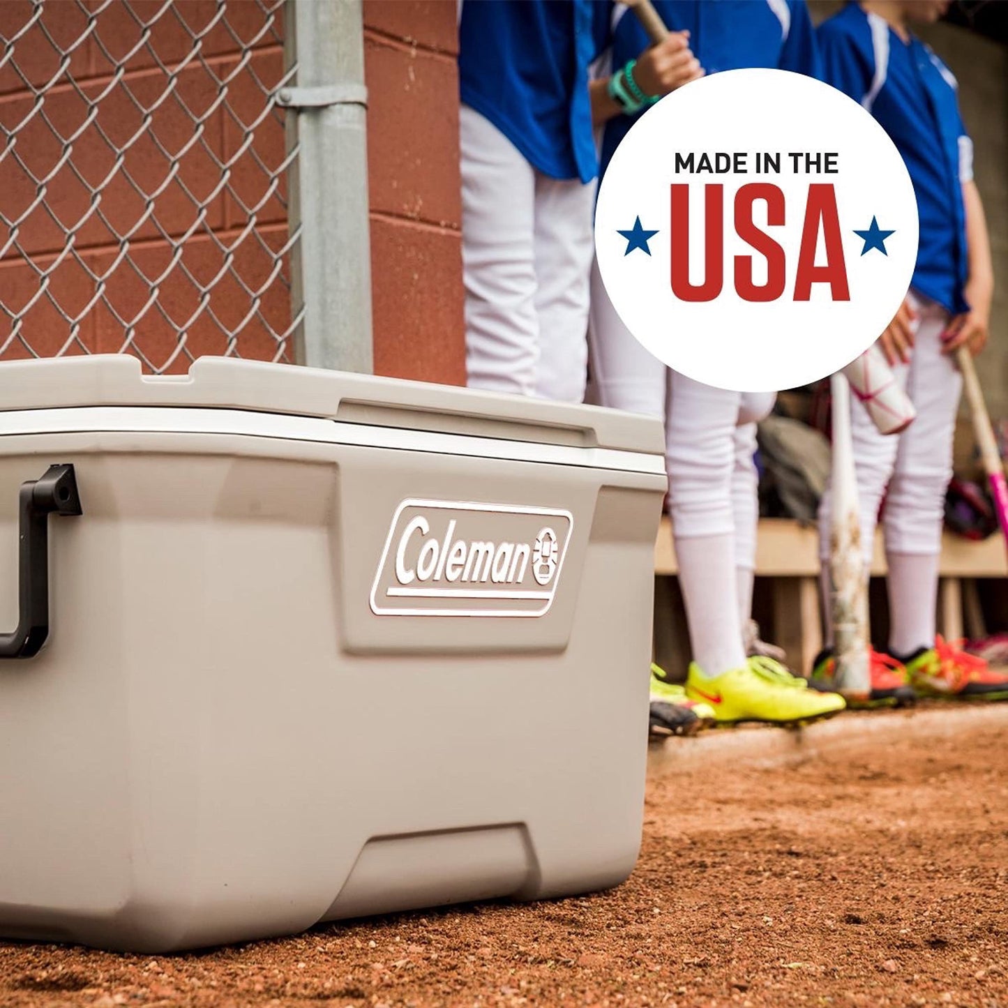 Coleman Classic Series Insulated Portable Cooler, Leak-Resistant Outdoor Hard Cooler Keeps Ice up to 5 Days, 52/70/120/150 Quart