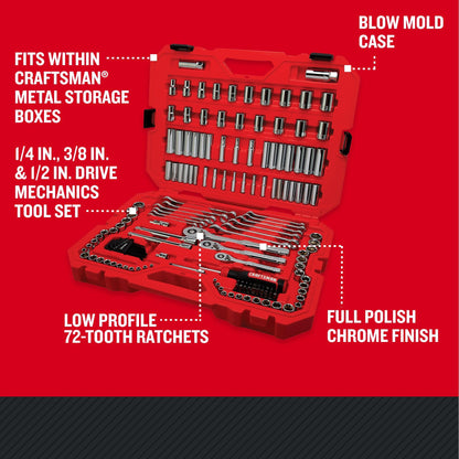 CRAFTSMAN 159 Piece Mechanics Tool Set (CMMT12125)