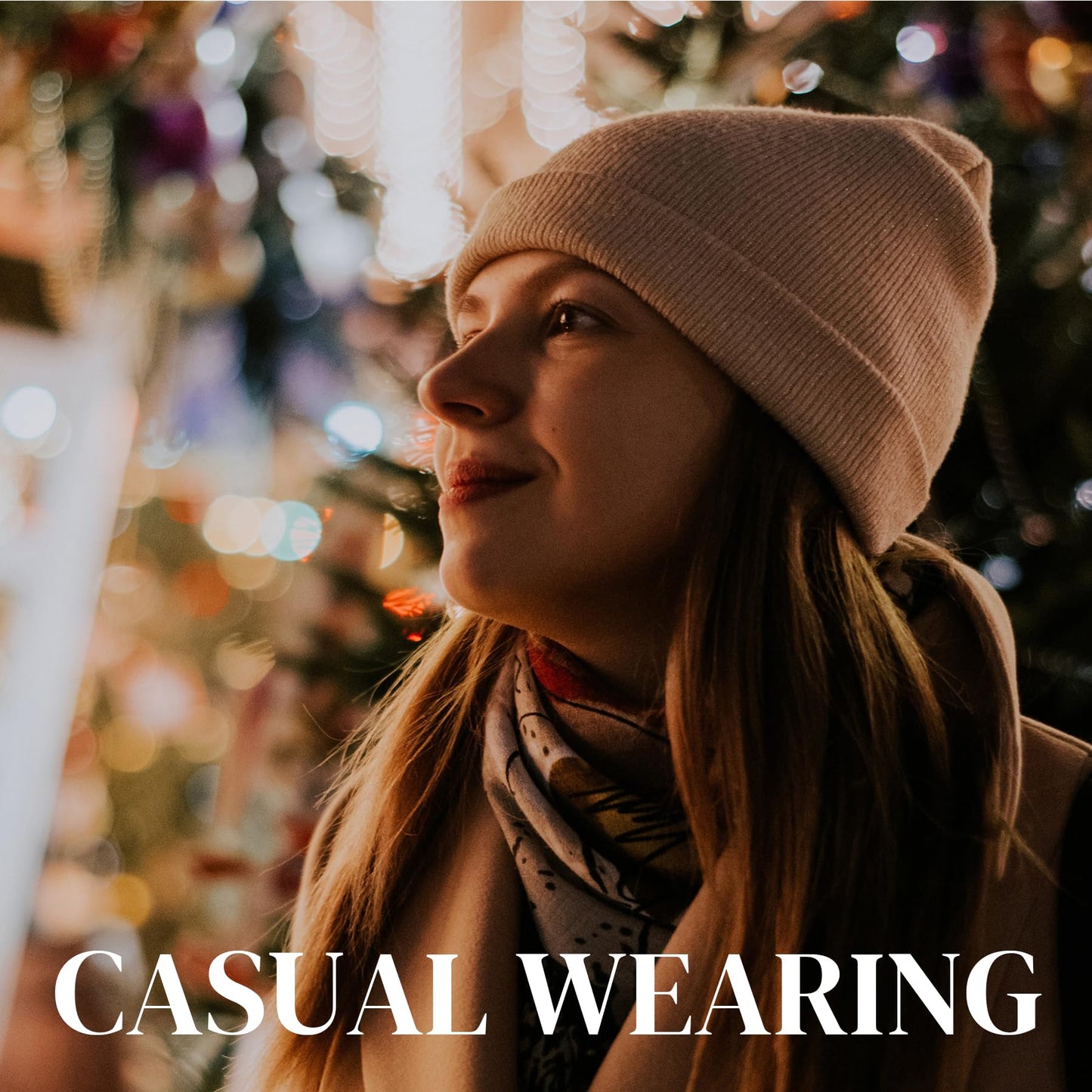 PFFY 2 Packs Unisex Beanie Hats for Men Women Knit Winter Beanies Black+Yellow