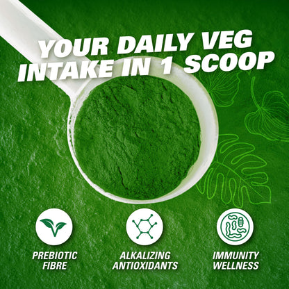 EHP Labs OxyGreens Super Greens Powder - Daily Greens Spirulina, Greens Superfood Powder & Greens Supplements Powder, Supergreens Antioxidants & Immunity Support, 30 Serves (Forest Berries)