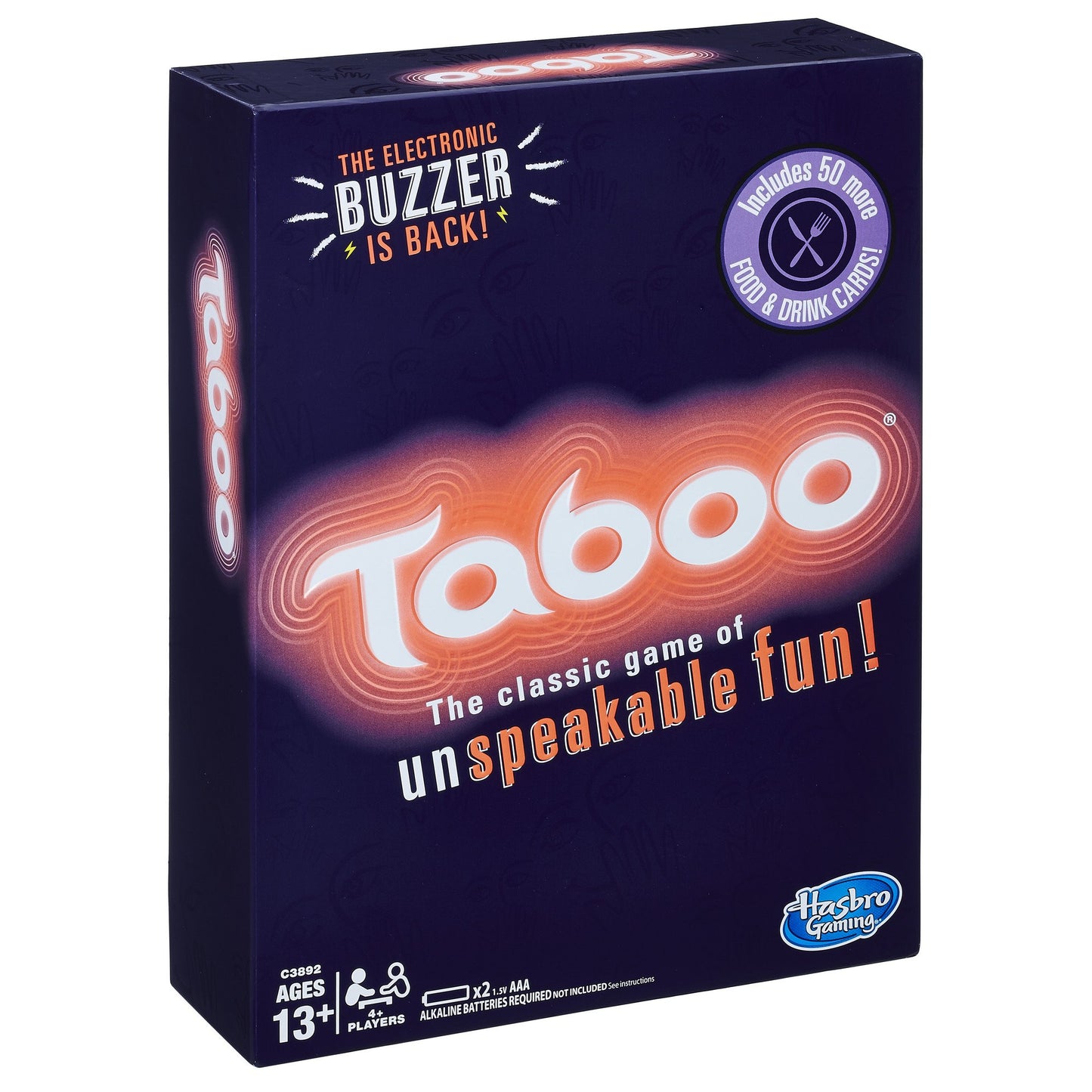 Hasbro Gaming Taboo Party Board Game with Buzzer for Kids Ages 13 and Up (Amazon Exclusive)