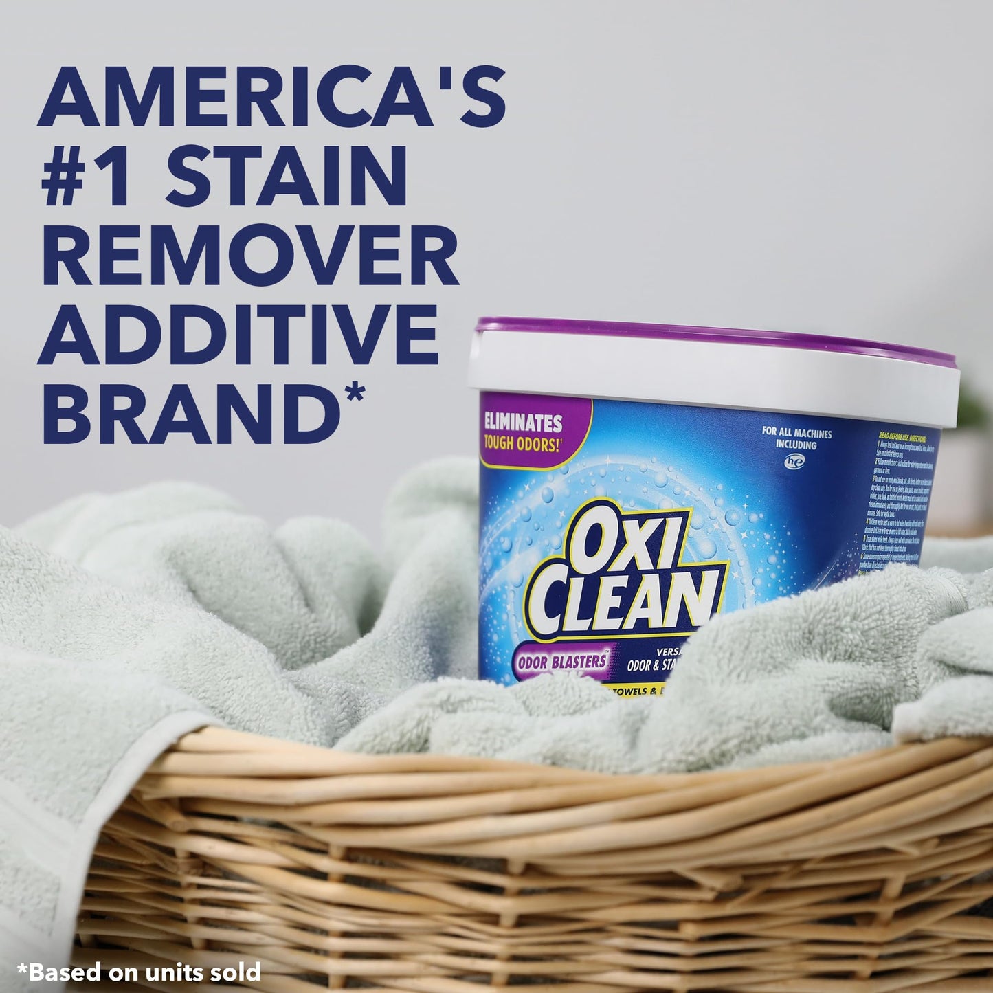 OxiClean Odor Blasters Versatile Odor and Stain Remover Powder, 5 lb