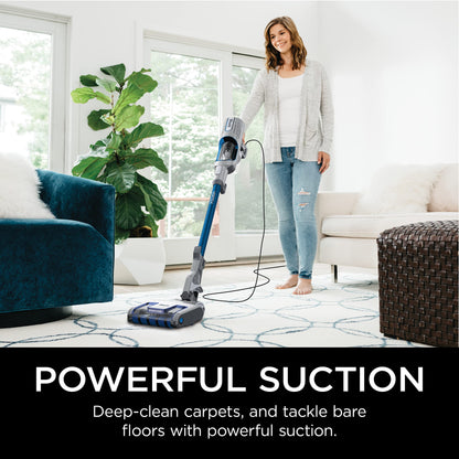 Shark | Corded Stick Vacuum Cleaner | Vertex Ultralight | Removable Handheld Vacuum | Pet Hair Vacuum for Carpet and Hard Floor | Powerful Suction | No Hair Wrap | 3 Attachments Included | HZ2002
