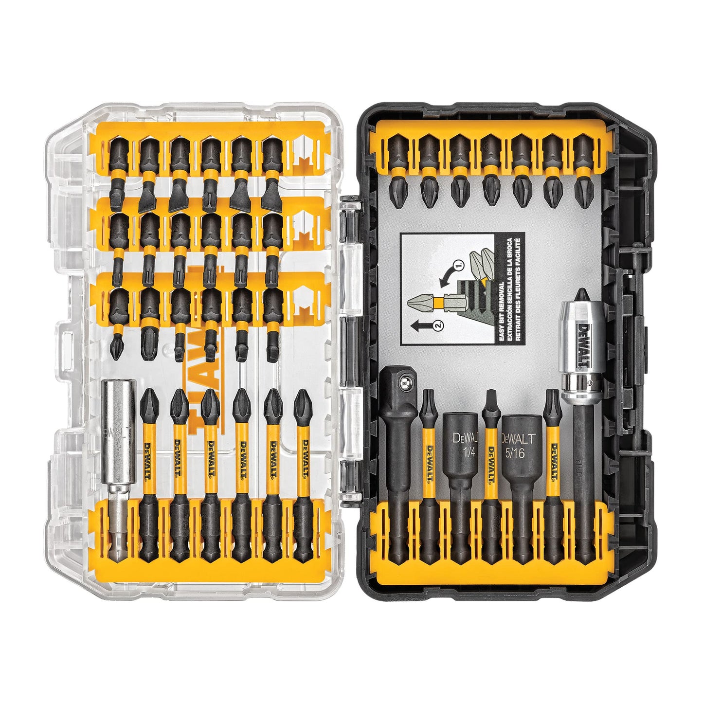 DEWALT Screwdriver Bit Set, Impact Ready, FlexTorq, 40-Piece (DWA2T40IR)