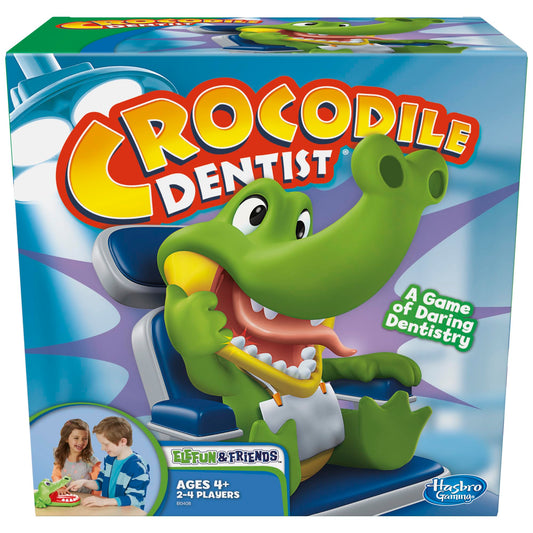 Hasbro Gaming Crocodile Dentist Kids Board Game, Ages 4 And Up (Amazon Exclusive)