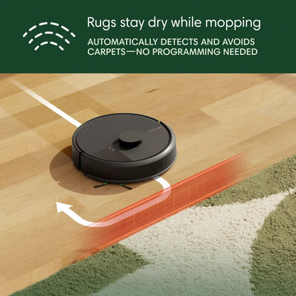 iRobot Roomba 104 Combo Robot Vacuum & Mop with AutoEmpty Dock - Amazon Exclusive, Self-Empties for 75 Days, Intense Power-Lifting Suction, LiDAR, Multi-Cleaning Modes, Avoids Mopping Carpet