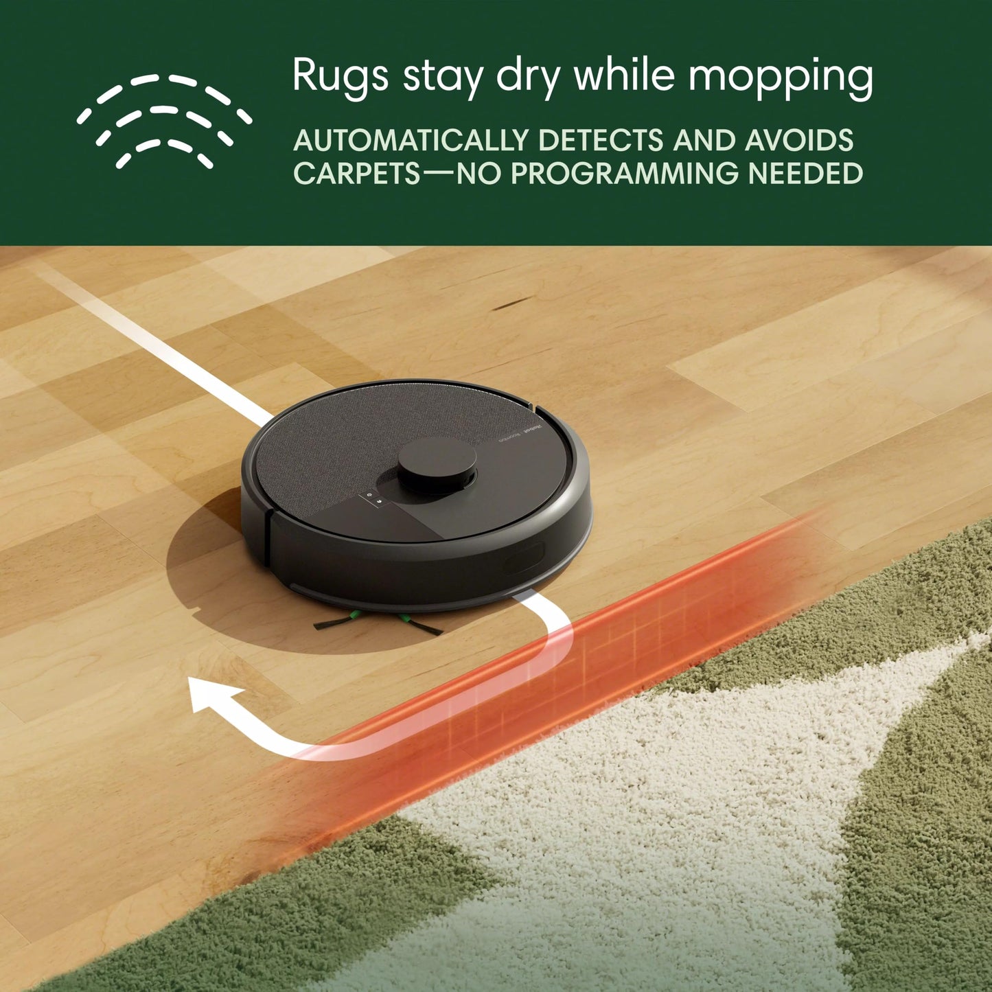 iRobot Roomba 105 Combo Robot Vacuum & Mop - Easy to use, Intense Power-Lifting Suction, LiDAR Navigation, Multiple Cleaning Modes, Avoids Mopping Carpets, Self-Charging