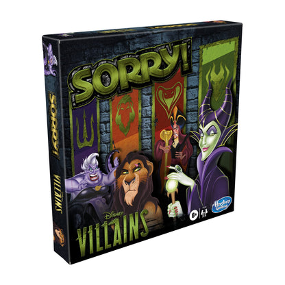 Hasbro Gaming Sorry! Board Game: Disney Villains Edition Kids Game, Family Games for Ages 6 and Up (Amazon Exclusive)