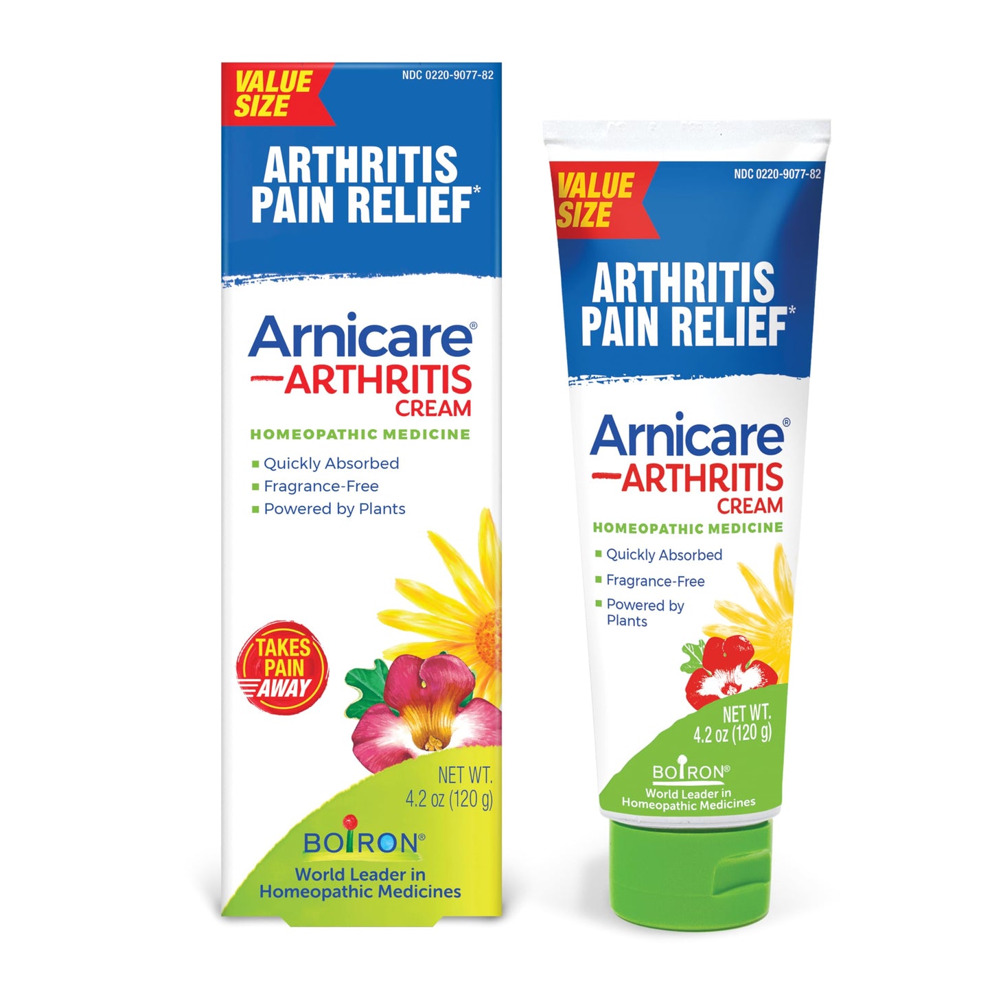Boiron Arnicare Arthritis Cream for Pain Relief of Knees, Hands, Wrists, Elbows, Joints & Muscles – Quickly Absorbed & Fragrance-Free – 4.2 oz