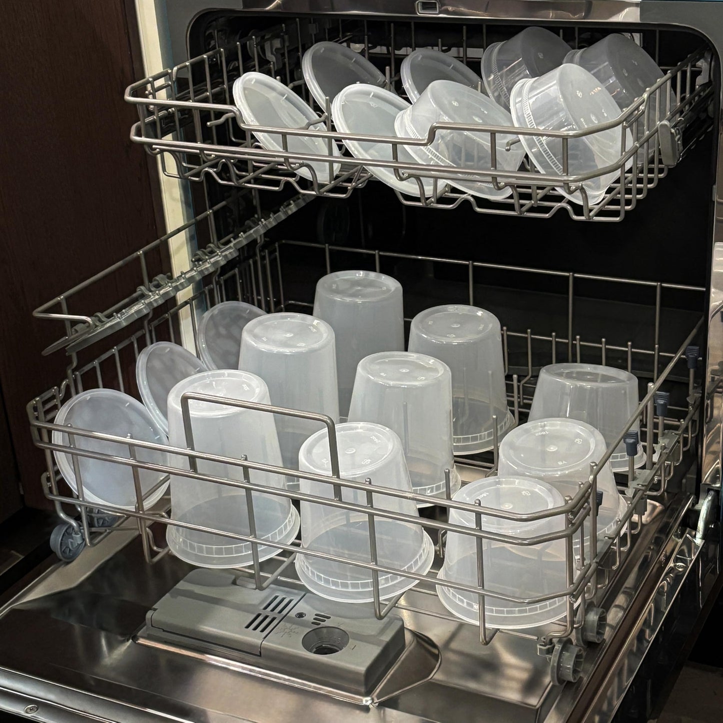 TashiBox 50 Sets 16 Oz Plastic Deli Containers with Lids - Food Storage Containers with Lids - Clear Airtight Meal Prep Containers, BPA Free, Stackable, Leakproof, Microwave and Freezer Safe