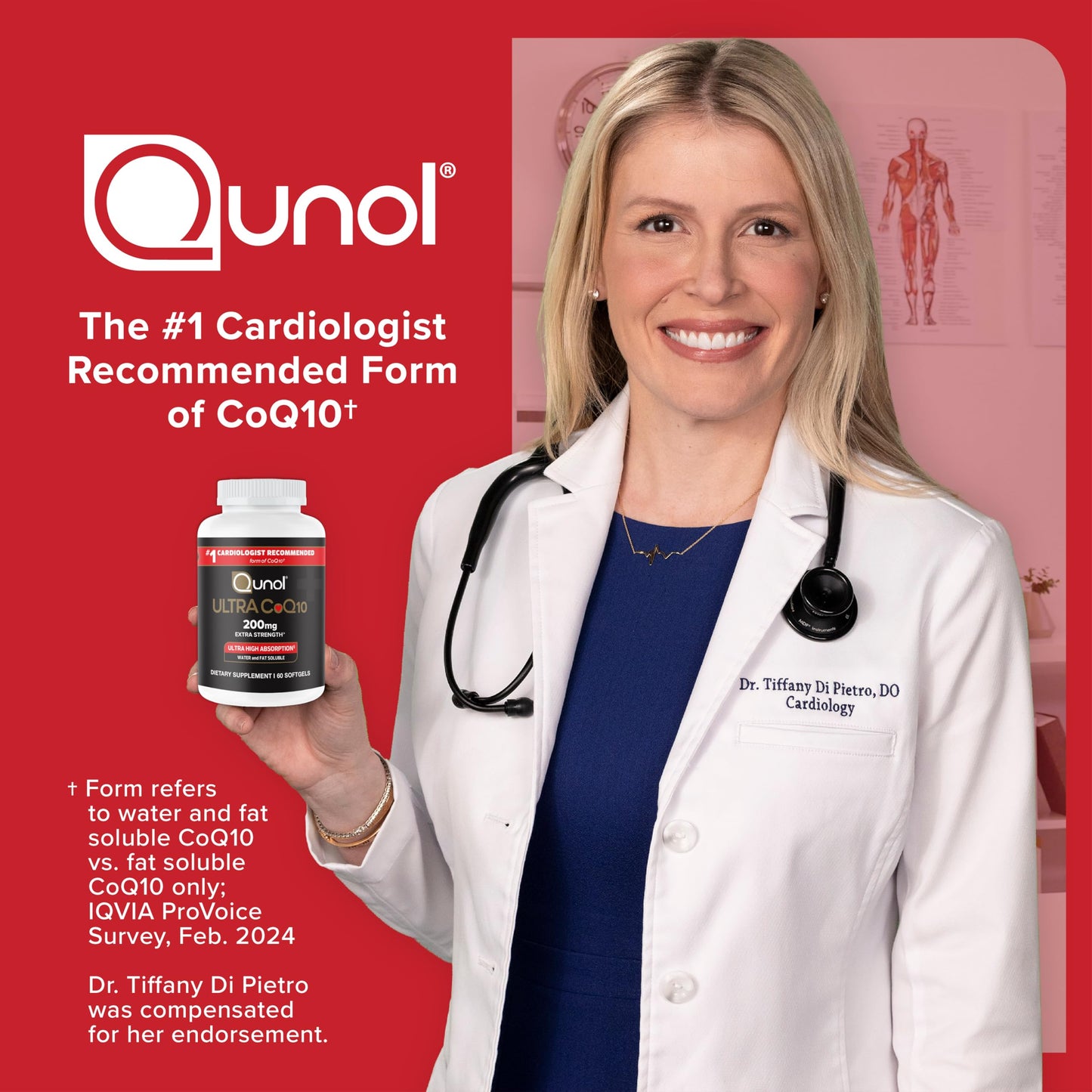 Qunol CoQ10 200mg Softgels, Ultra CoQ10 - Ultra High Absorption Coenzyme Q10 Supplements - Antioxidant Supplement for Vascular and Heart Health & Energy Production - 2 Month Supply - 60 Count