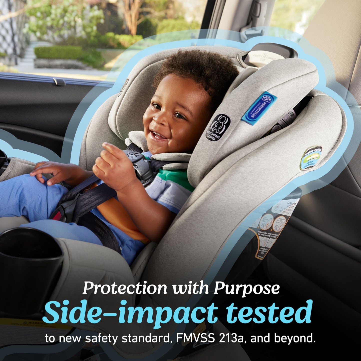 Graco Extend2Fit Convertible Baby Car Seat, Rear and Forward Facing, Adjustable Extension Panel for Extra Legroom, Cullen