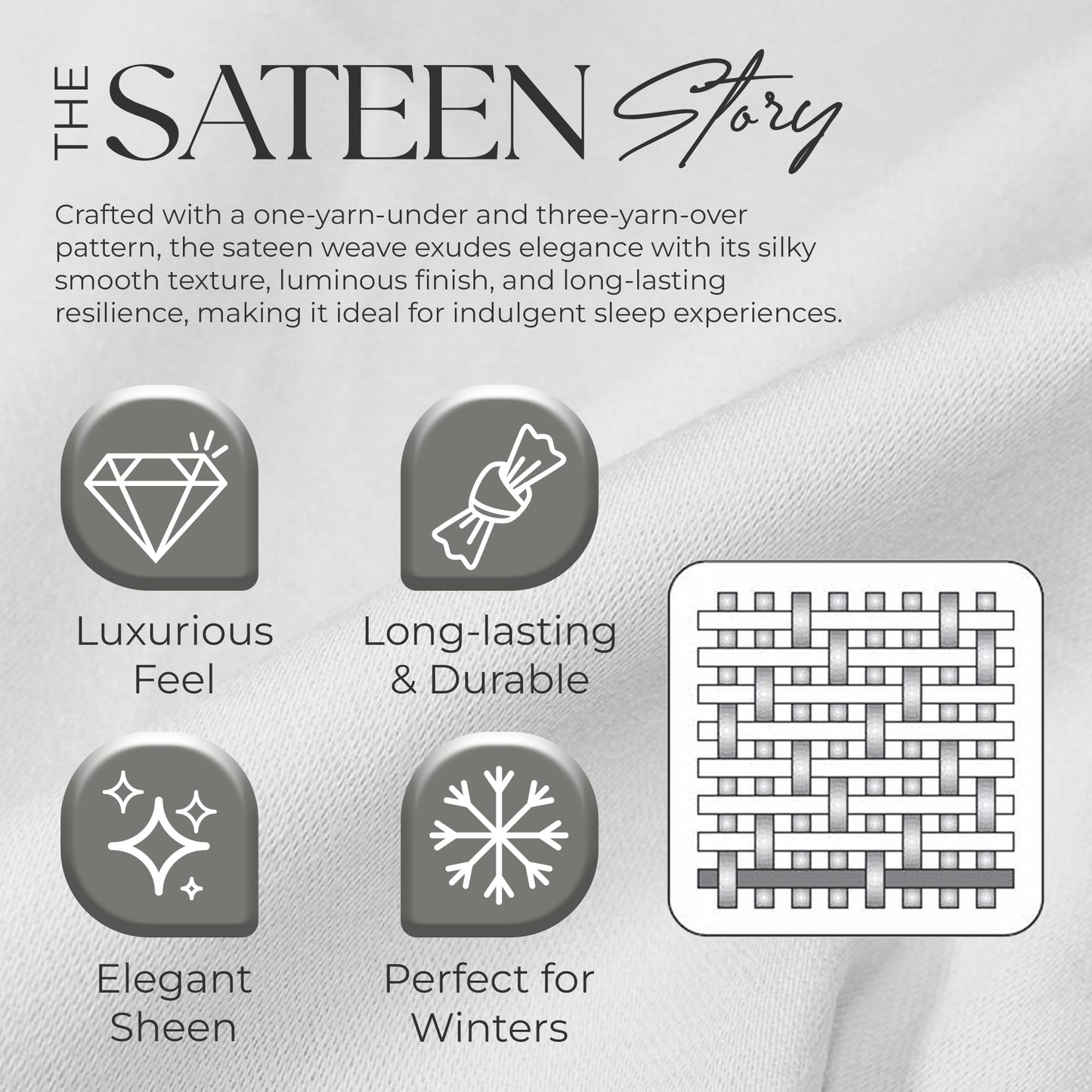 SUPREME ELEGANCE 600 Thread Count Queen Bed Sheets Sky Blue, Cotton Rich Sateen Weave Easy Care Bed Sheet, Ultra Soft & Silky Durable Deep Pocket Sheets (1 Flat Sheet, 1 Fitted Sheet & 2 Pillowcases)