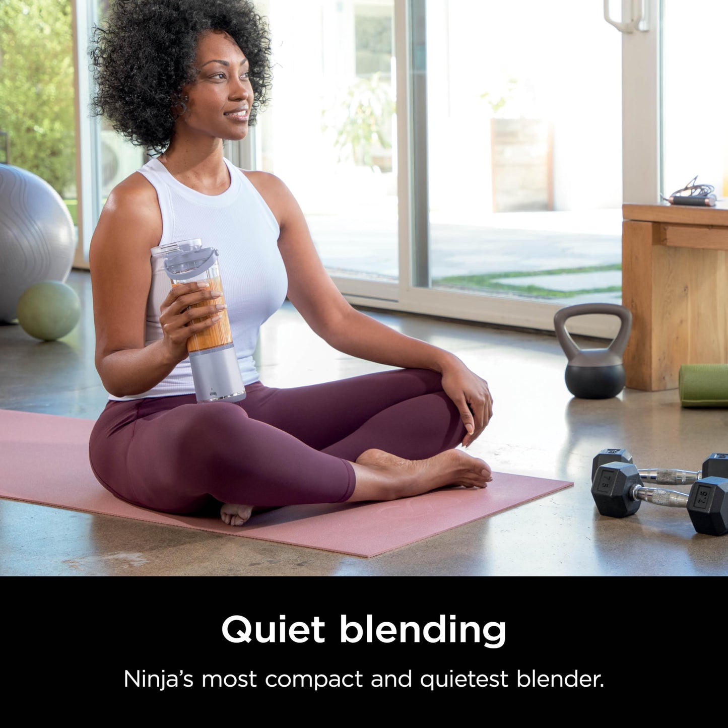 Ninja Blast Portable Blender, Cordless, 18oz. Vessel, Personal Blender For-Shakes and Smoothies, BPA Free, Leakproof-Lid and Sip Spout, USB-C Rechargeable, Dishwasher Safe, Tinted Lavender, BC151LD