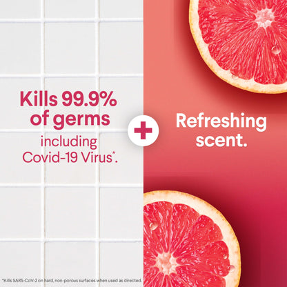 Clorox Scentiva Disinfecting Mist, Grapefruit and Orange Blossom, Refill, 16 Fl Oz Each, Pack of 3