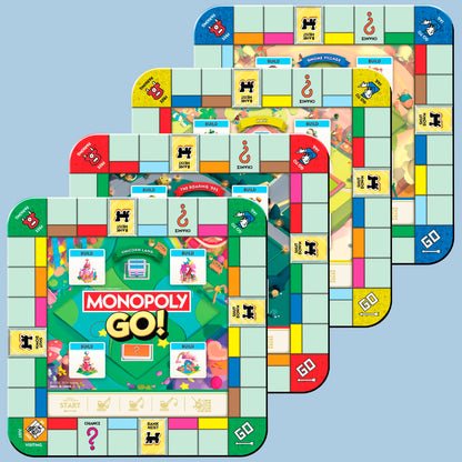 Monopoly GO! Board Game | Inspired by The Popular Mobile Board Game | Ages 8+ | 2-4 Players | 15 Mins. | Family Games | Travel Games for Kids and Adults