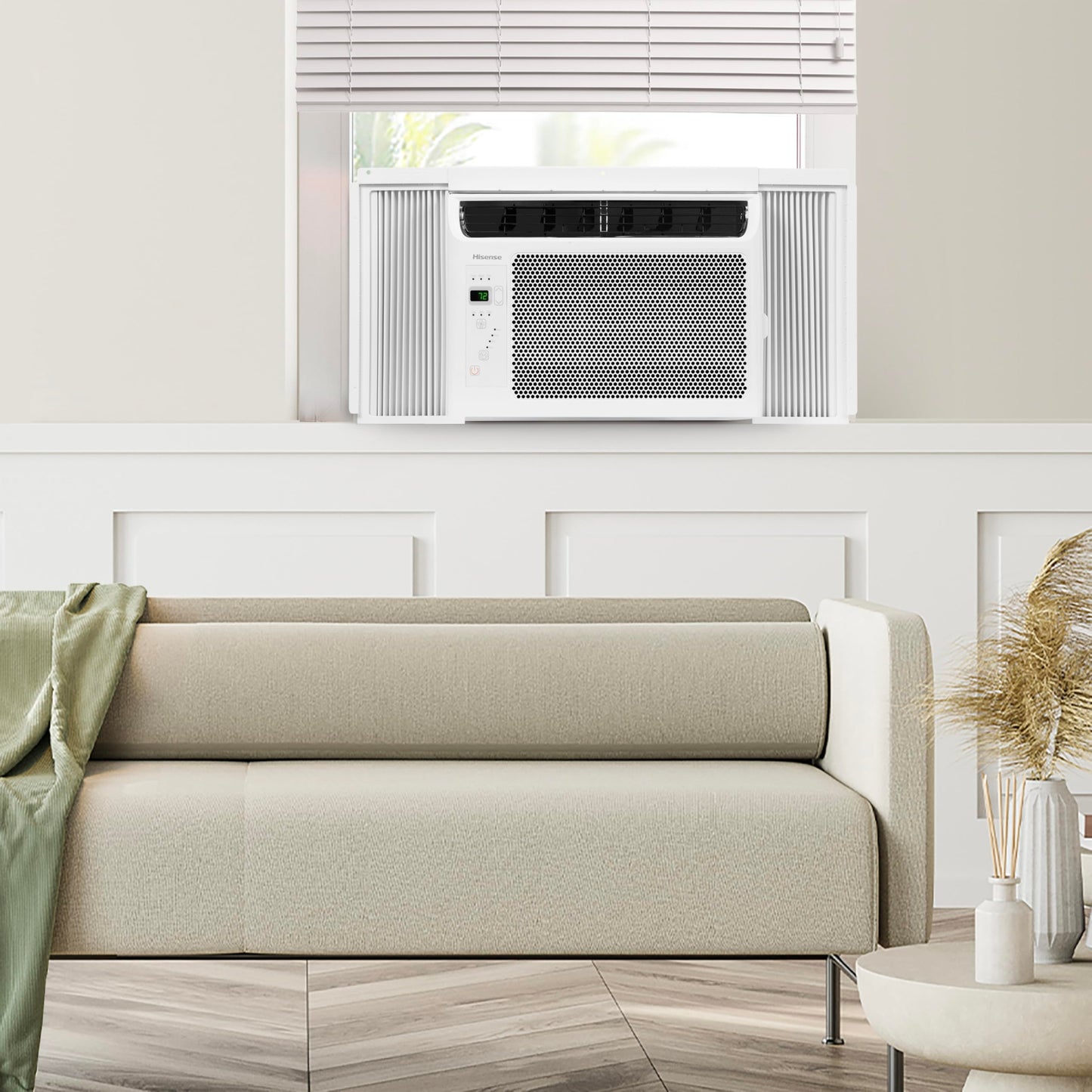 Hisense WC06R25A Window Air Conditioner, 6,000 BTU, White