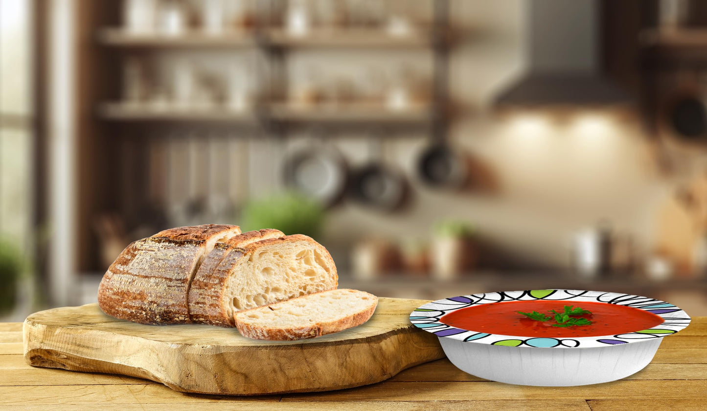 Amazon Basics Ultra Paper Bowls, 20 Oz, Disposable, 50 Count, White (1 pack of 50)