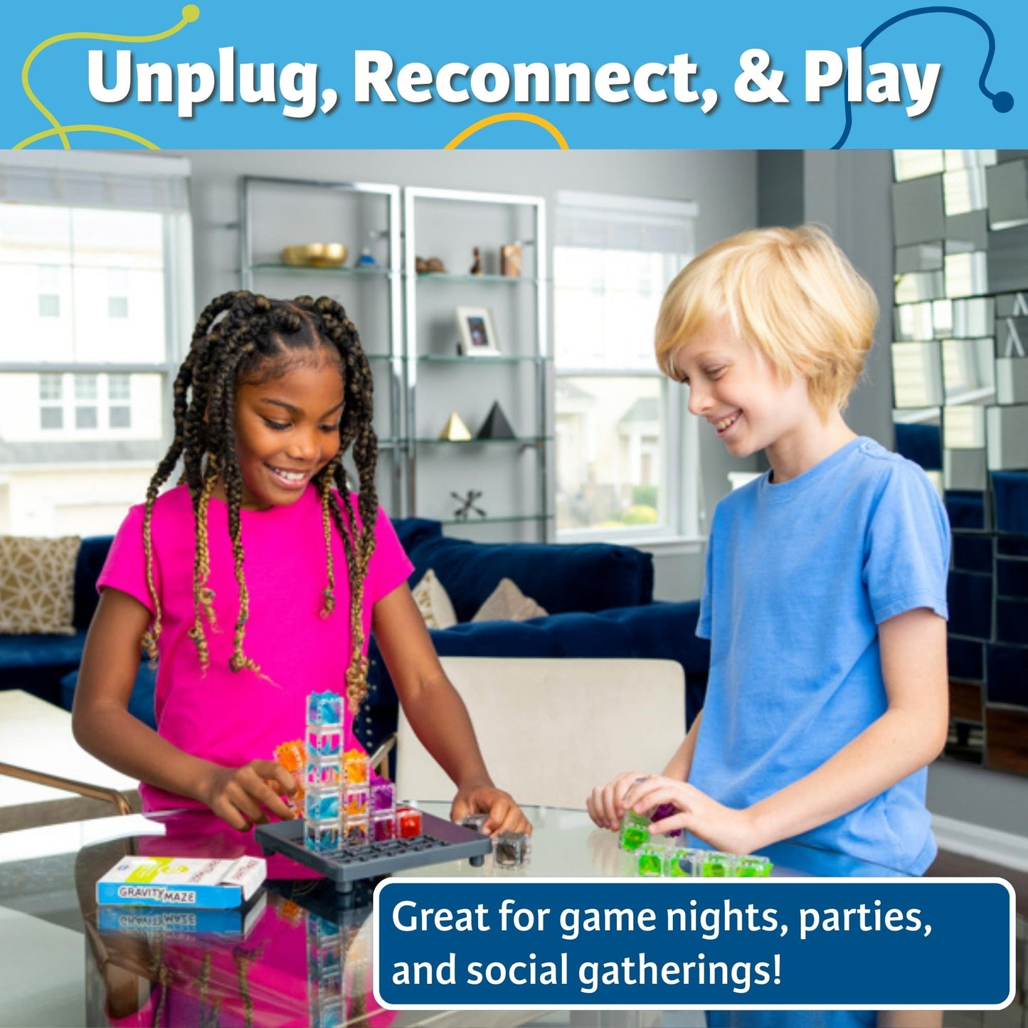 ThinkFun Gravity Maze - Falling Marble Logic Game - Challenging STEM Toy for Kids 8-12 - Gravity Marble Maze - Brain-Building Fun - Educational Gift - Boosts Critical Thinking & Problem Solving