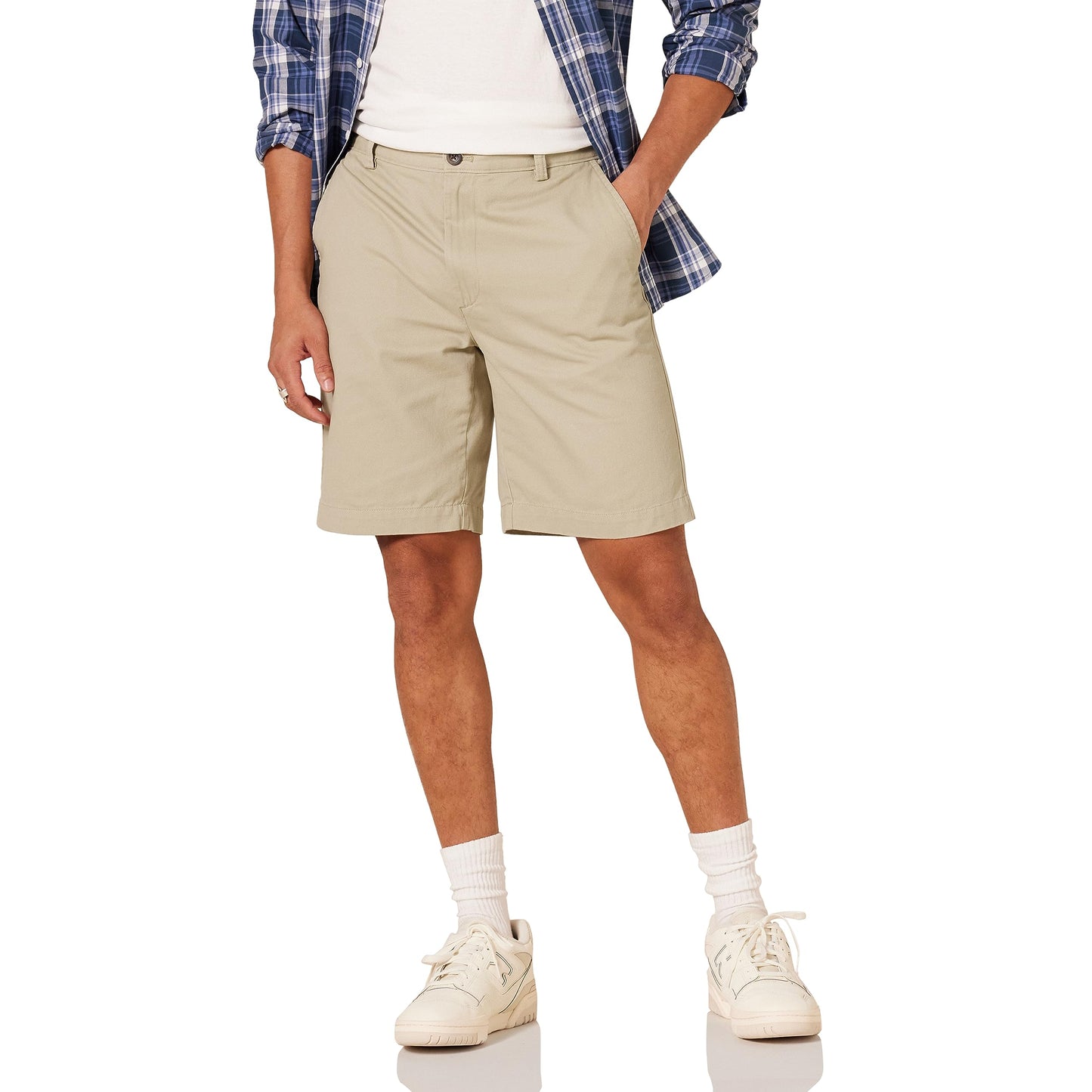 Amazon Essentials Men's Classic-Fit 9" Short, Khaki Brown, 29