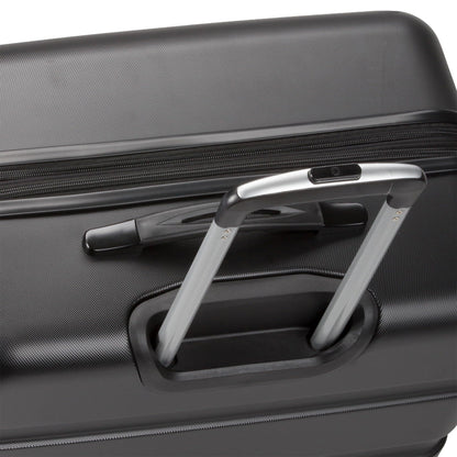 SwissGear 7366 Hardside Expandable Luggage with Spinner Wheels, Black, Checked-Large 27-Inch
