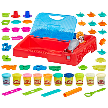 Play-Doh Grab 'n Go Activity Center, with Over 30 Tools and 10 Cans, Kids Arts and Crafts, Preschool Toys for 3 Year Old Girls and Boys and Up, Non-Toxic (Amazon Exclusive)