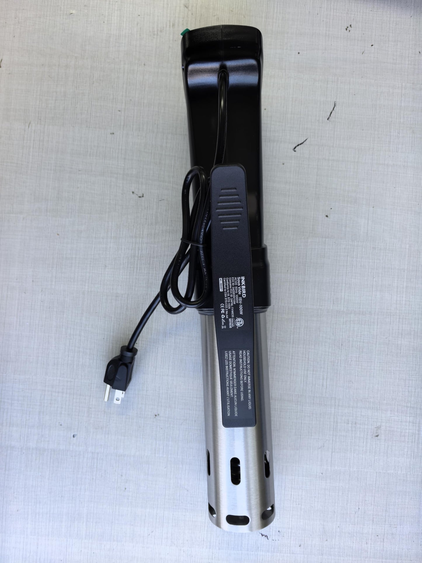 INKBIRD WIFI Sous Vide Cooker ISV-100W, 1000 Watts Sous Vide Machine Immersion Circulator with 14 Preset Recipes on APP & Calibration Function, Thermal Immersion, Fast-Heating with Timer