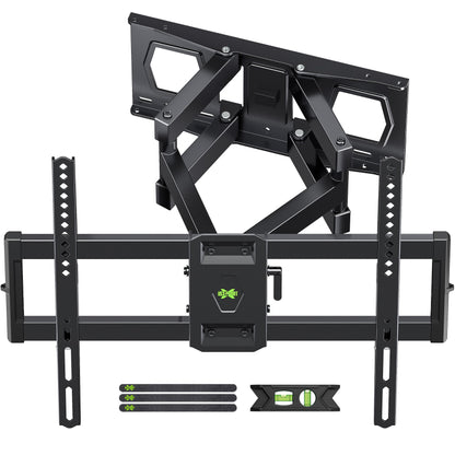 Full Motion TV Wall Mount for Most 37"-84" Flat Screen TV, Swivel or Tilt Wall Bracket with Dual Articulating Arms, for 12"-16" Wood Studs, Max VESA 600x400mm, Load 120 lbs by USX MOUNT
