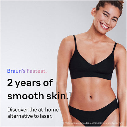 Braun IPL Skin i·Expert, at Home Laser Hair Removal, Holiday Gifts for Women and Men with Free App, Smart IPL, Vanity Case, Venus Razor, 2 Smart Heads, Facial Trimmer, PL7219