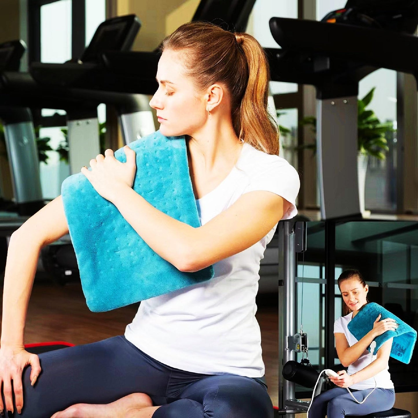 Heating Pad for Back Pain Relief Heating Pad for Neck and Shoulder