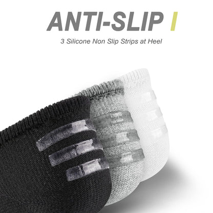 IDEGG Women and Men No Show Socks Low Cut Anti-slid Athletic Running Novelty Casual Invisible Liner Socks