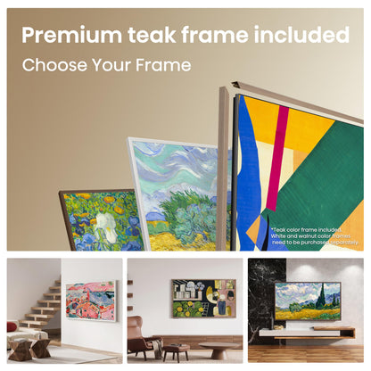 Hisense 75“ Hi-QLED S7 CanvasTV Series 4K UHD Google Smart Art TV (75S7SG, 2026 New) - 144Hz, Art Mode, Anti-Glare Panel, Dolby Vision HDR, Hi-Matte Display, Frame & UltraSlim Wall Mount Included