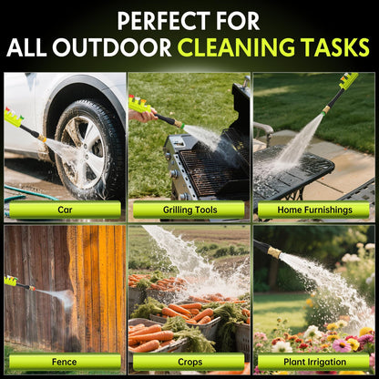 Electric Pressure Washer - 2.5 GPM Portable Lightweight Power Washer, 4 Quick-Connect Nozzles & Adjustable Soap Tank Pressure Washers for Cars, Driveways, Patios, Fences, Decks, Facade, Home Cleaning