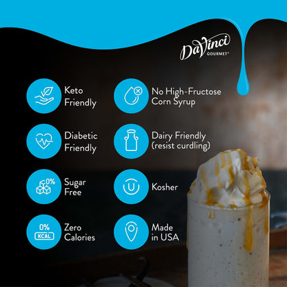 DaVinci Gourmet Sugar-Free Chocolate Syrup, 25.4 Fluid Ounces (Pack of 1)