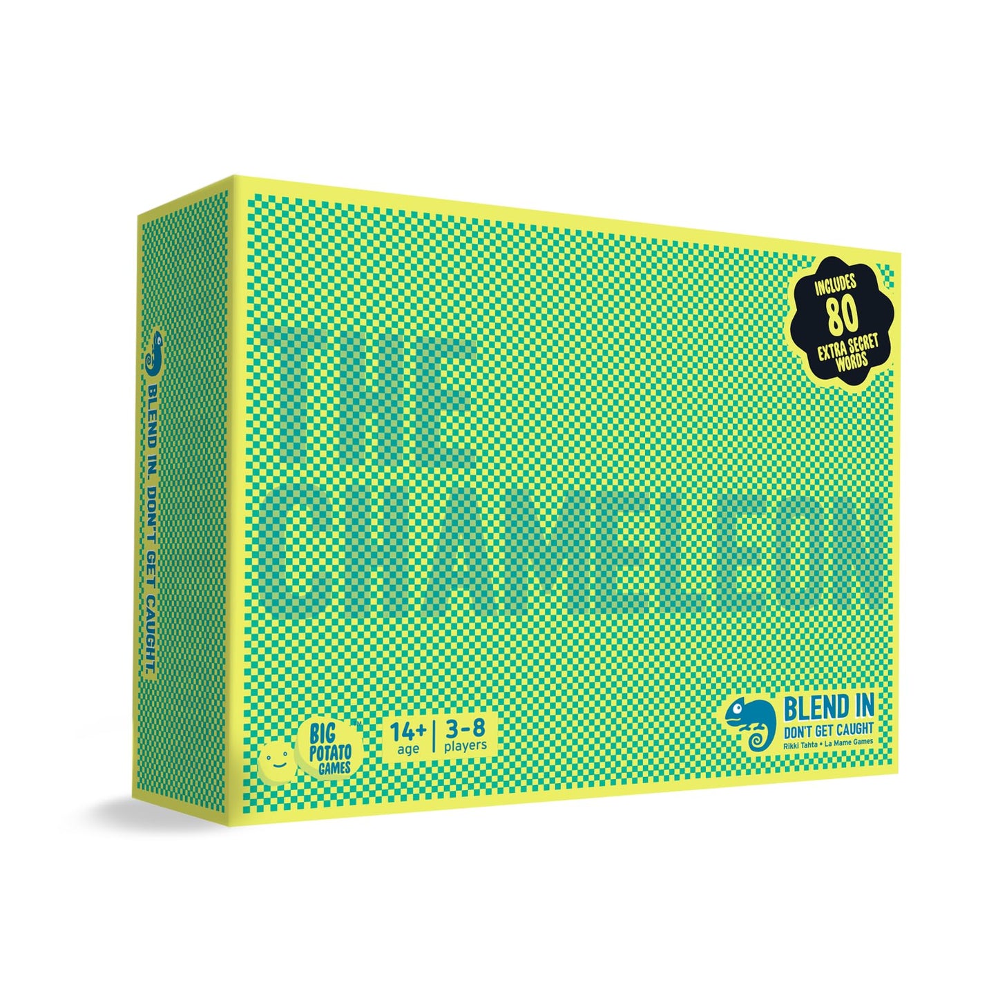The Chameleon: Award-Winning Bluffing Board Game for Family, Adults & Friends | Includes 80 Extra Secret Words | Who is The Imposter?