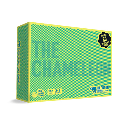 The Chameleon: Award-Winning Bluffing Board Game for Family, Adults & Friends | Includes 80 Extra Secret Words | Who is The Imposter?