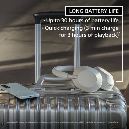 Sony WH-1000XM5 Premium Noise Canceling Headphones, Auto NC Optimizer, 30-Hour Battery, Alexa Voice Control, Midnight Blue