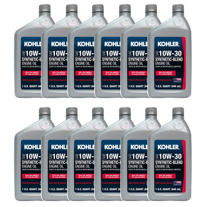 Case of Kohler Synthetic Blend Universal 10W-30 Oil - 25 357 64-S, 2535764-S, 2535764S