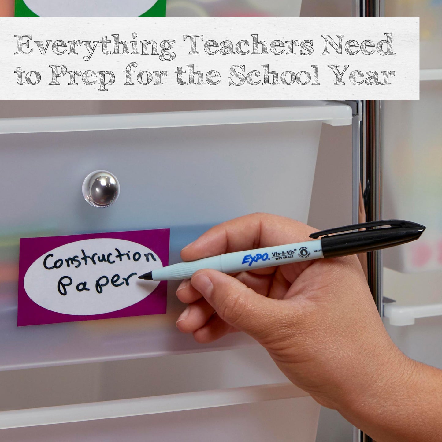 Sharpie School Supplies Variety Pack, BTS Teacher Pack, Expo, Paper Mate, Elmer’s Glue Sticks, Pourable Glue, Pencils, Dry Erase Markers, Highlighters, and More, 48 Count