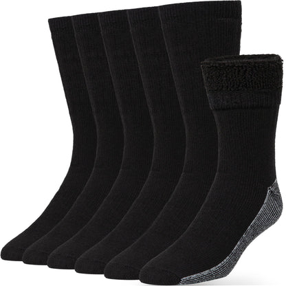 Alvada Merino Wool Hiking Socks Thermal Warm Crew Winter Boot Sock For Men Women 3 Pairs ML