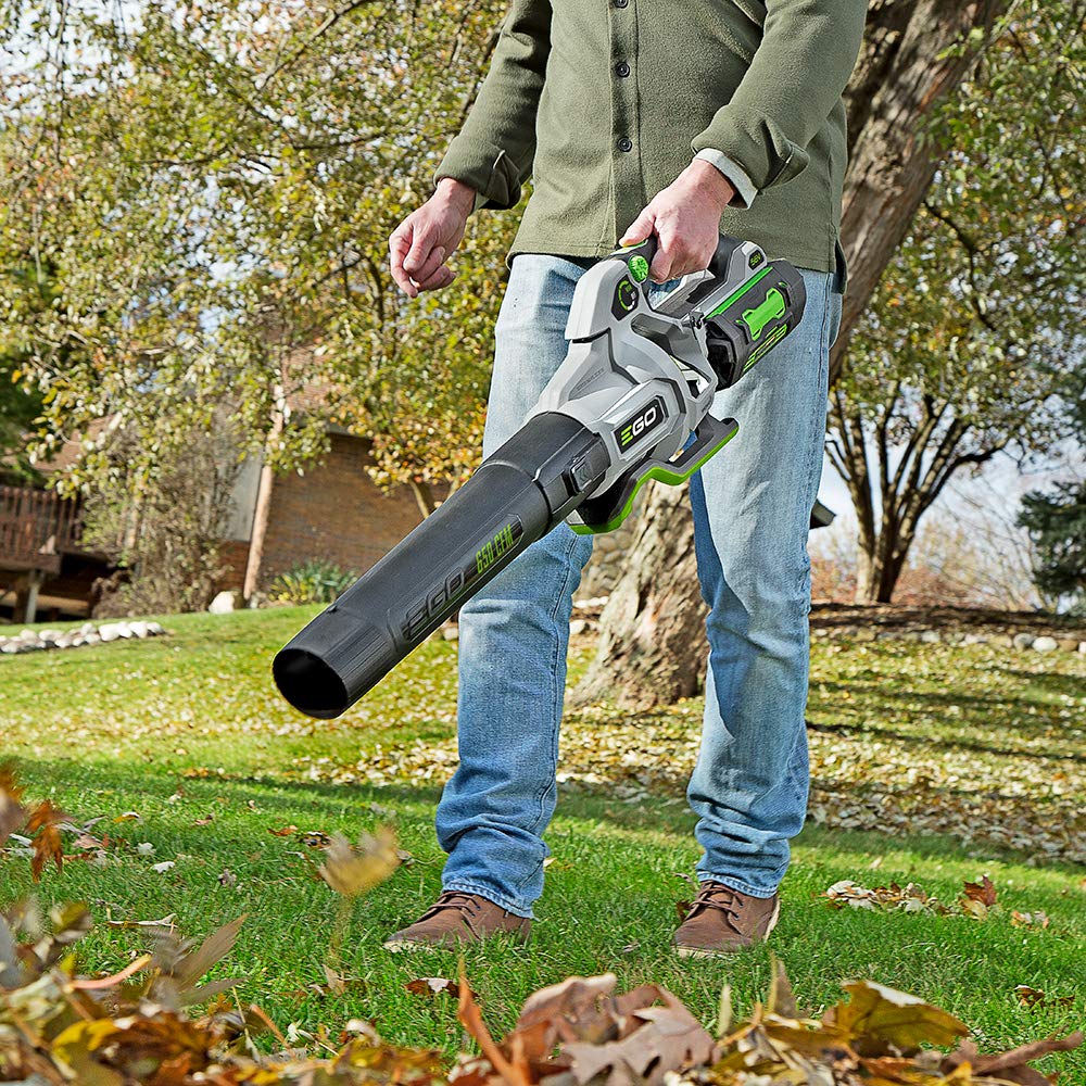 EGO Power+ LB6504 650 CFM Variable-Speed 56-Volt Lithium-ion Cordless Leaf Blower 5.0Ah Battery and Charger Included, Black