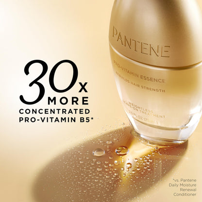 Pantene Pro-Vitamin Essence, Daily Repair Mist for Damaged Hair, Rebuilds Strength and Bonds, Reduces Breakage with Active Pro-Vitamin B5, 2.5 fl oz