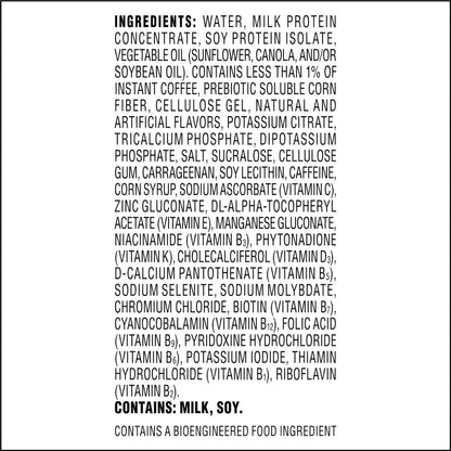 Atkins Iced Coffee Vanilla Latte Protein Shake, 15g Protein, Low Glycemic, 4g Net Carb, 1g Sugar, Keto Friendly, 12 packs of 11 fl Oz