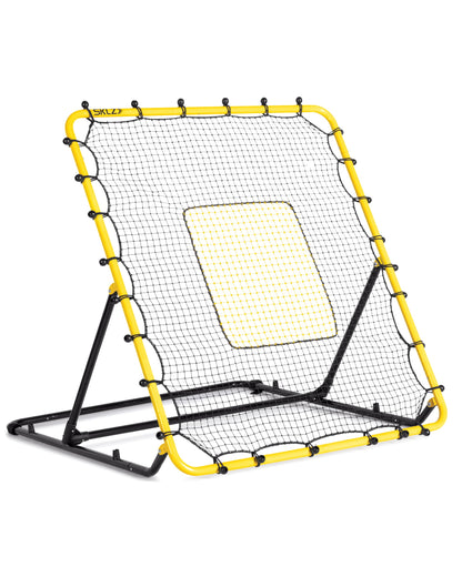 SKLZ Fielding Trainer - Baseball & Softball Pitch-Back Rebound Net - Ground, Line Drive & Fly Ball Return Settings - 4 x 4.5-Foot Steel Frame, UV & Weather Resistant Bungee Net, Easy-Fold Design